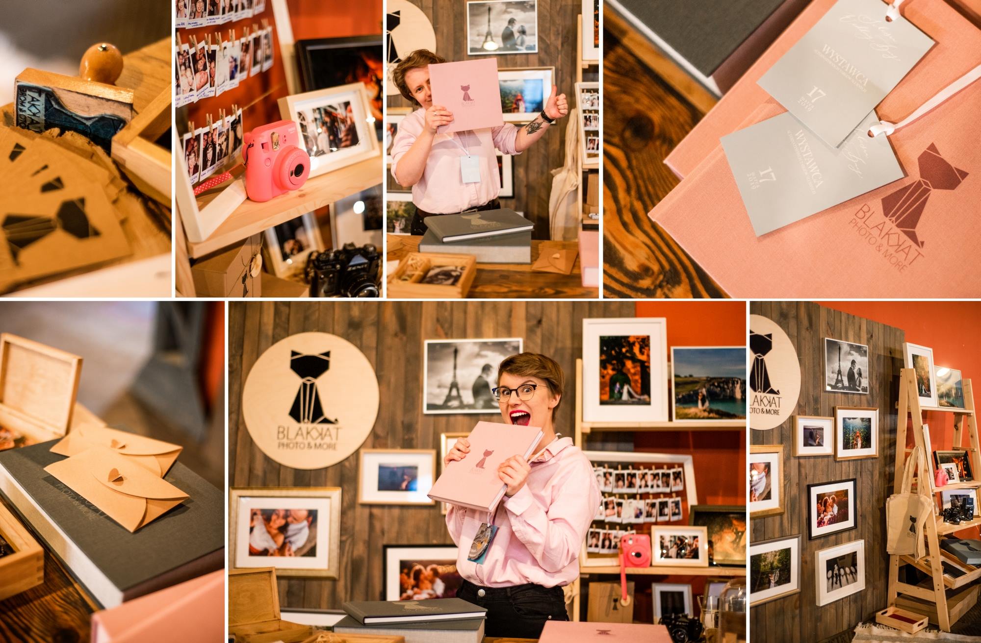 Fotograf pracujący w trakcie przyjęcia weselnego
